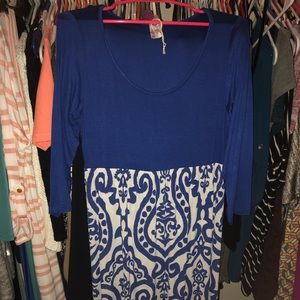 NWOT Pink Blush Maternity Maxi